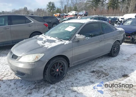 2005 Honda Civic Ex from USA, damaged, VIN 1HGEM21925L005579